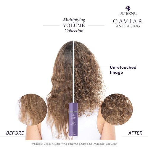 Alterna CAVIAR Anti-Aging Volume Masque - Lightweight Hydrating Hair Mask for Fine, Thin Hair | 5 Fl Oz | Adds Shine & Fullness