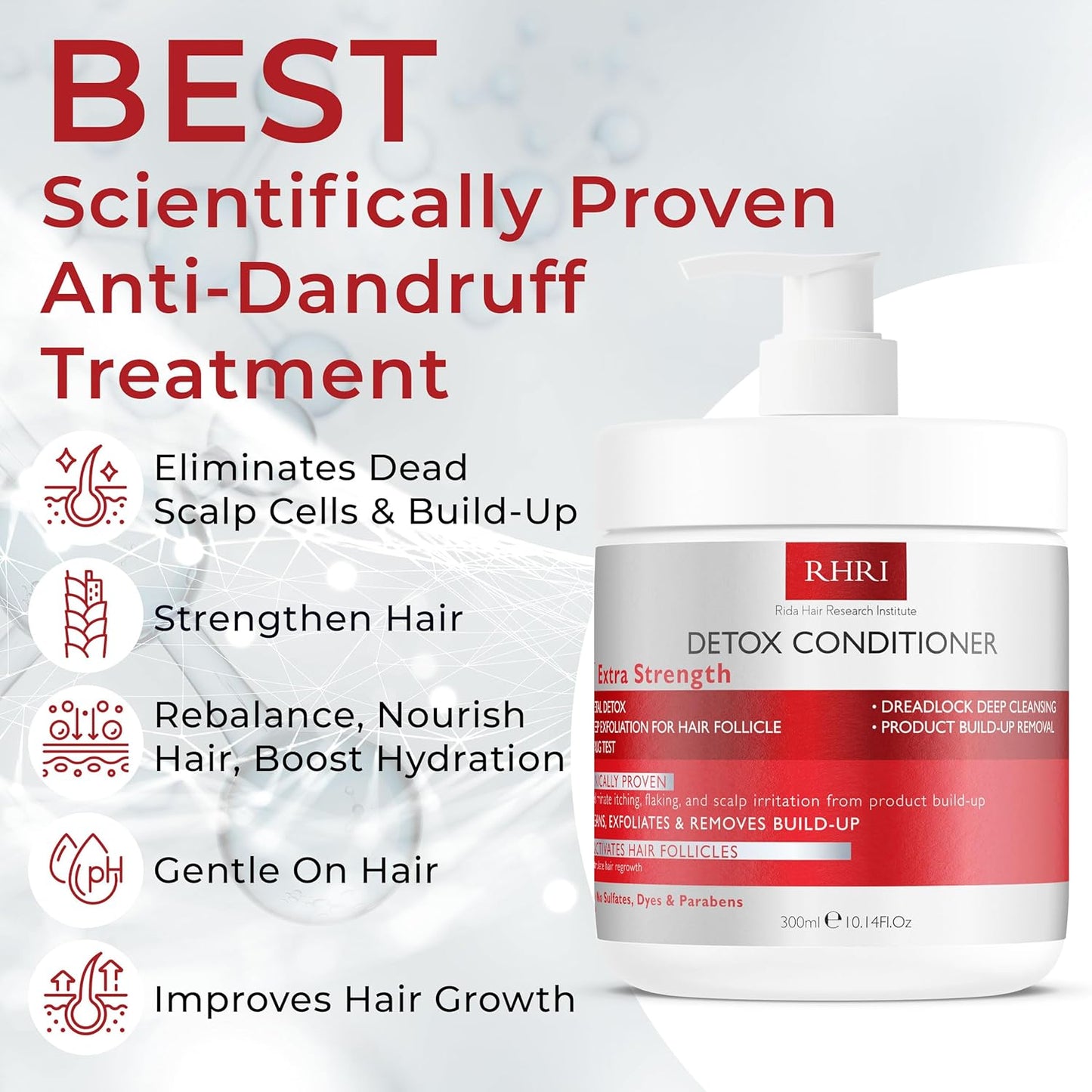 Skiennix Detox Shampoo - Clarifying Formula to Detoxify & Regrow Hair | Nourishes Follicles & Soothes Scalp