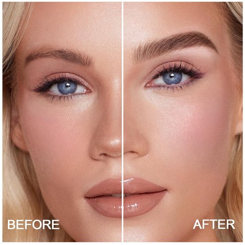Boobeen Eyebrow Highlighter - Dual Color Contour Brow Pencil & Illuminating Cream Pen for Natural Brows
