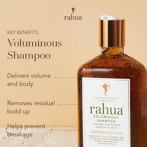 Rahua Voluminous Shampoo - Vegan Formula for Fine to Medium Hair | Gentle Cleansing with Quinoa & Aloe