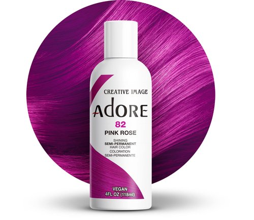 Adore Semi Permanent Hair Color (010 Crystal Clear) | Vegan & Cruelty-Free Hair Dye | No Ammonia, No Peroxide, No Alcohol | 4 Fl Oz