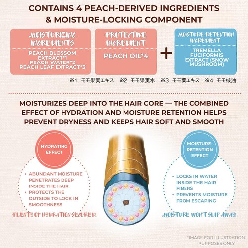 momori/ Hair Milk – Leave-In Treatment for Soft, Thin, Tangle-Prone Hair 3.4 fl oz (100 ml)