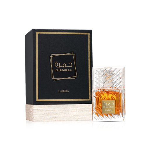 Lattafa Khamrah Eau de Parfum - Long-Lasting Vanilla & Warm Spicy Fragrance for Unisex | 3.40 Ounce / 100 ml