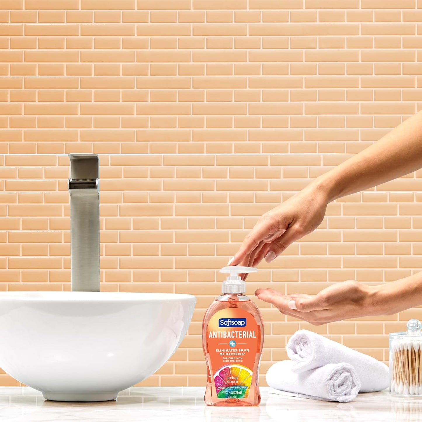 Softsoap Antibacterial Liquid Hand Soap - Crisp Clean Scent | 11.25 Ounce, 6 Pack