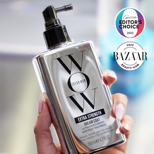 COLOR WOW Extra Strength Dream Coat - Ultra Moisturizing Anti-Humidity Treatment for Frizz-Prone Hair, Lasts 3-4 Washes