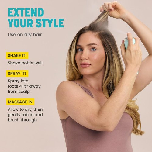 Drybar Detox Dry Shampoo Spray, Absorbs Excess Oil, Leaves Hair Looking and Feeling Clean & Refreshed with Extra Volume, For All Hair Types