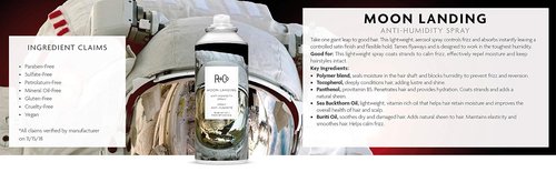 R+Co MOON LANDING Anti-Humidity Spray - Frizz Control & Humidity Protection for All Hair Types