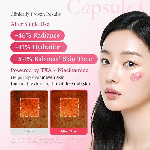Medicube Capsule Cream - TXA & Niacinamide Dual Radiance Moisturizer | 99% Pure Tranexamic Acid | 1.94 oz