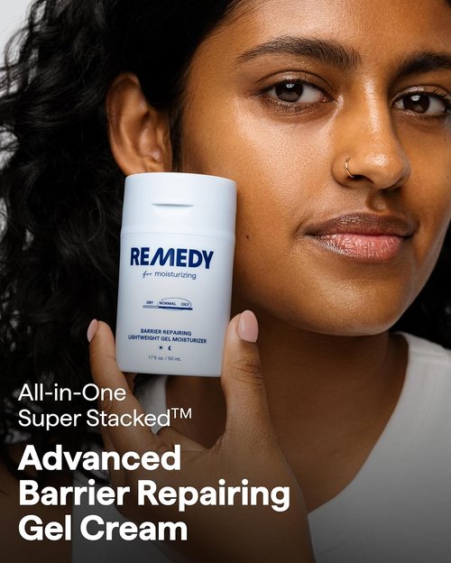Dr. Shah Remedy Gel Moisturizer - Lightweight Hydrating Water Cream for Normal to Oily Skin | 1.7 fl. oz
