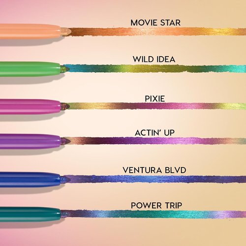 ColourPop Crème Gel Waterproof Chrome Eyeliner - 18HR Ultra-Pigmented, Smudge-Proof Pencil - Pixie (0.01 oz)