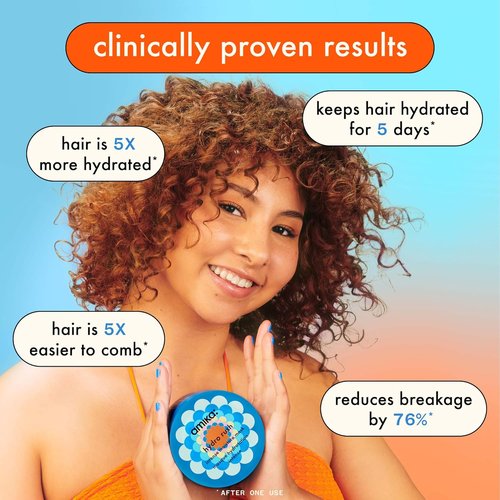 Amika Hydro Rush Intense Moisture Mask - Deep Hydration with Hyaluronic Acid | 8.5 oz