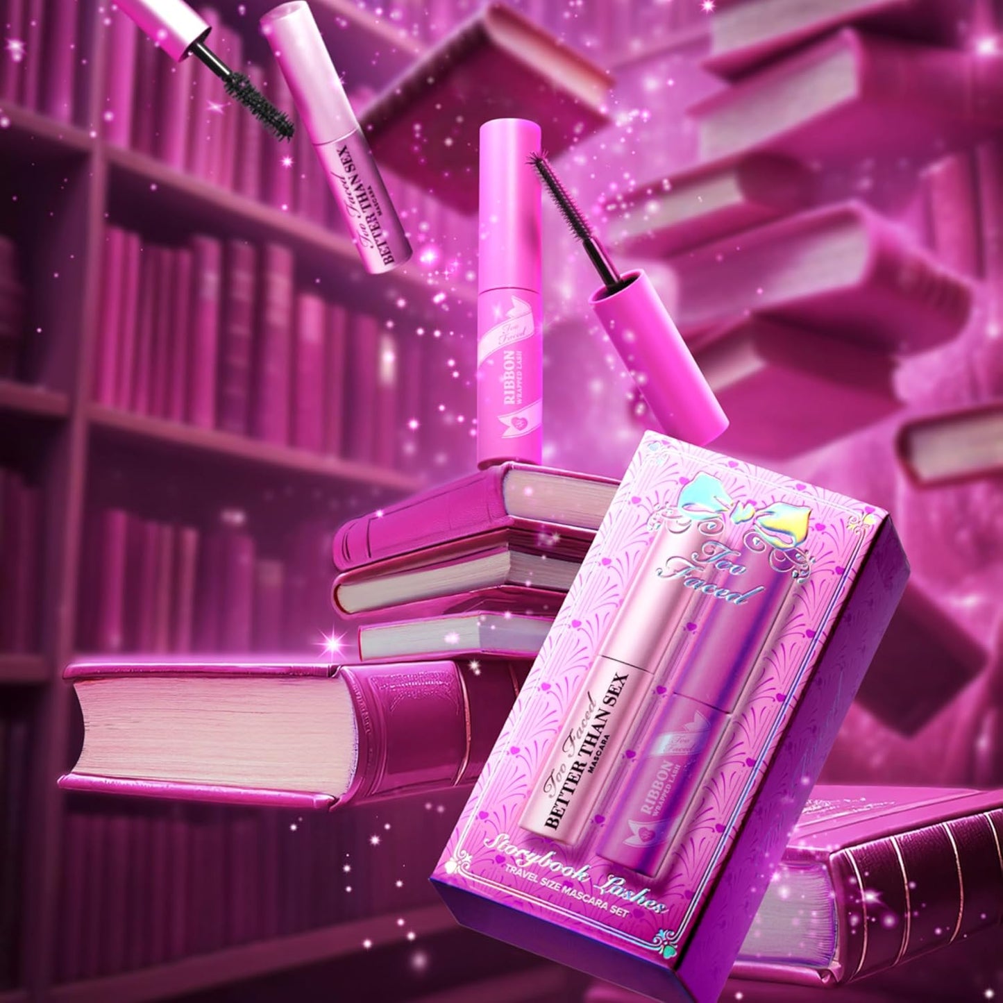 Too Faced Storybook Lashes Mascara Set - Better Than Sex & Ribbon Wrapped Mini Gift Set
