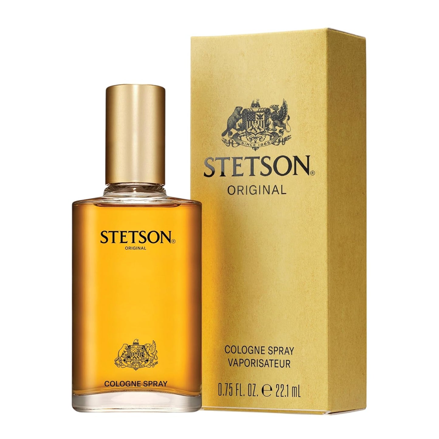 Stetson Original Cologne for Men - Classic Woody Aroma with Citrus, Patchouli & Tonka Bean - 0.75 Fl Oz