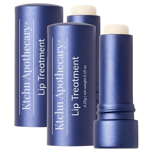 Ktchn Apothecary 100% Natural Lip Balm - Ultra-Hydrating Conditioner for Soft, Smooth Lips | Pack of 2