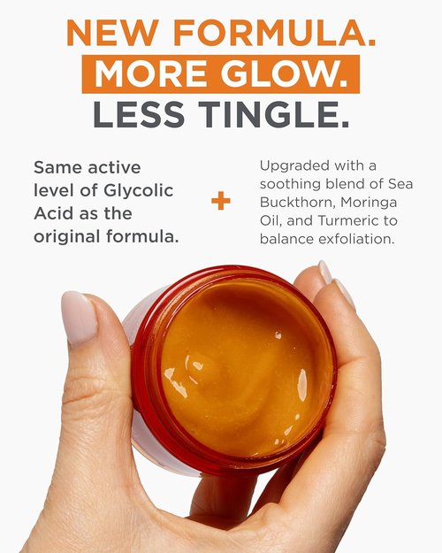 Andalou Naturals Pumpkin Honey Glycolic Mask - Exfoliating Face Mask with Glycolic Acid & Vitamin C for Radiant Skin - 1.7 fl oz