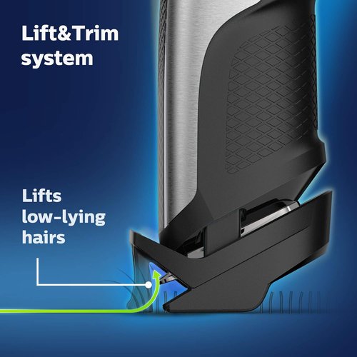 Philips Norelco Beard Trimmer & Hair Clipper Series 5500 - Cordless, Washable Design, No Blade Oil Needed - BT5511/49