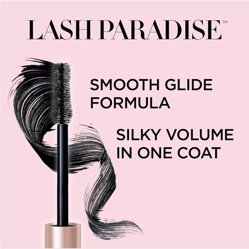 L'Oreal Paris Voluminous Lash Paradise Waterproof Mascara - Volumizing & Lengthening, Black, 0.25 Fl Oz