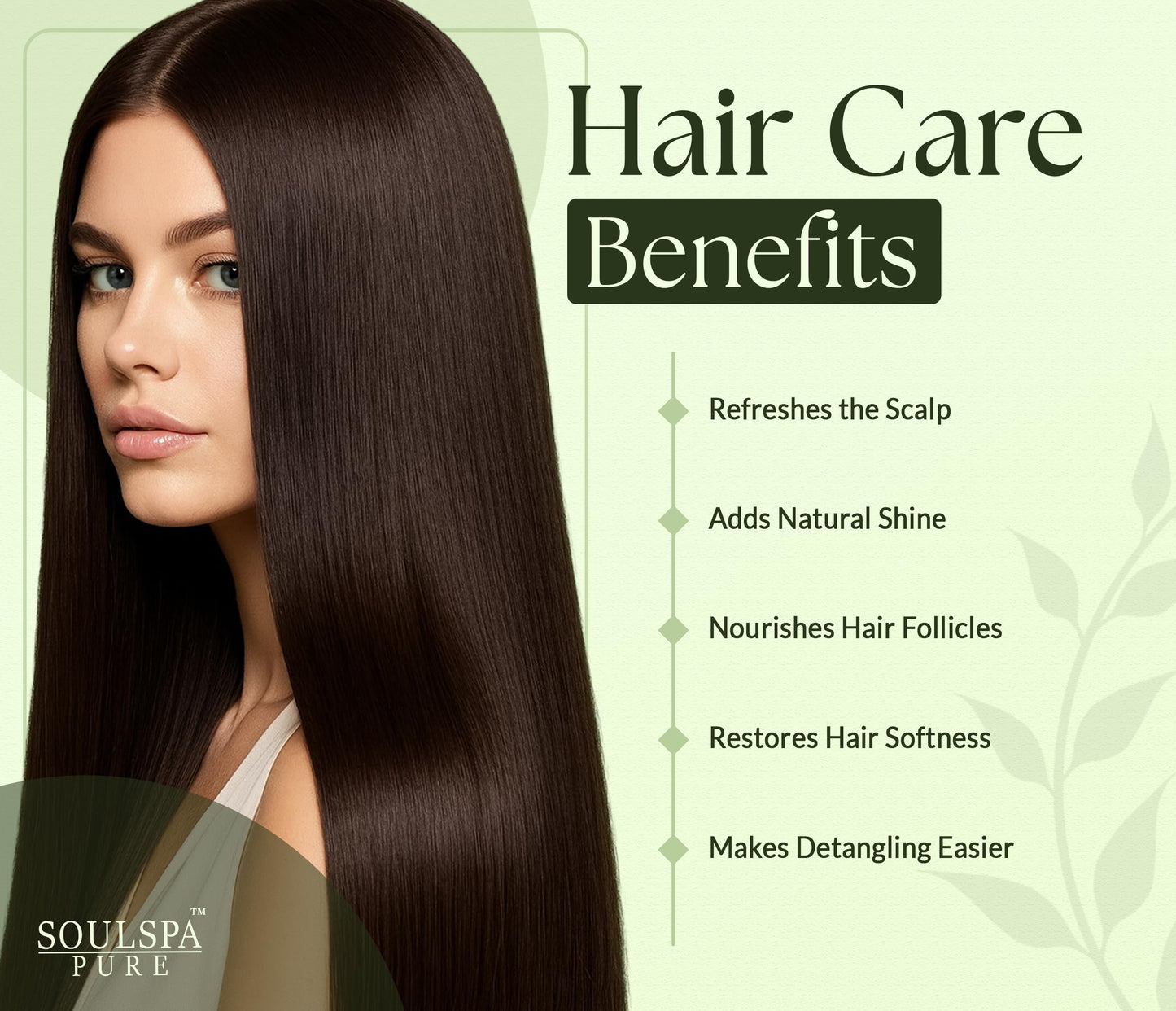 SOULSPA PURE Biotin Rosemary Shampoo and Conditioner Set - Sulfate Free Scalp Care & Hair Strengthening for Thinning, Color-Treated Hair - Rosemary Oil for Men & Women - Made in USA - 16 fl oz Each