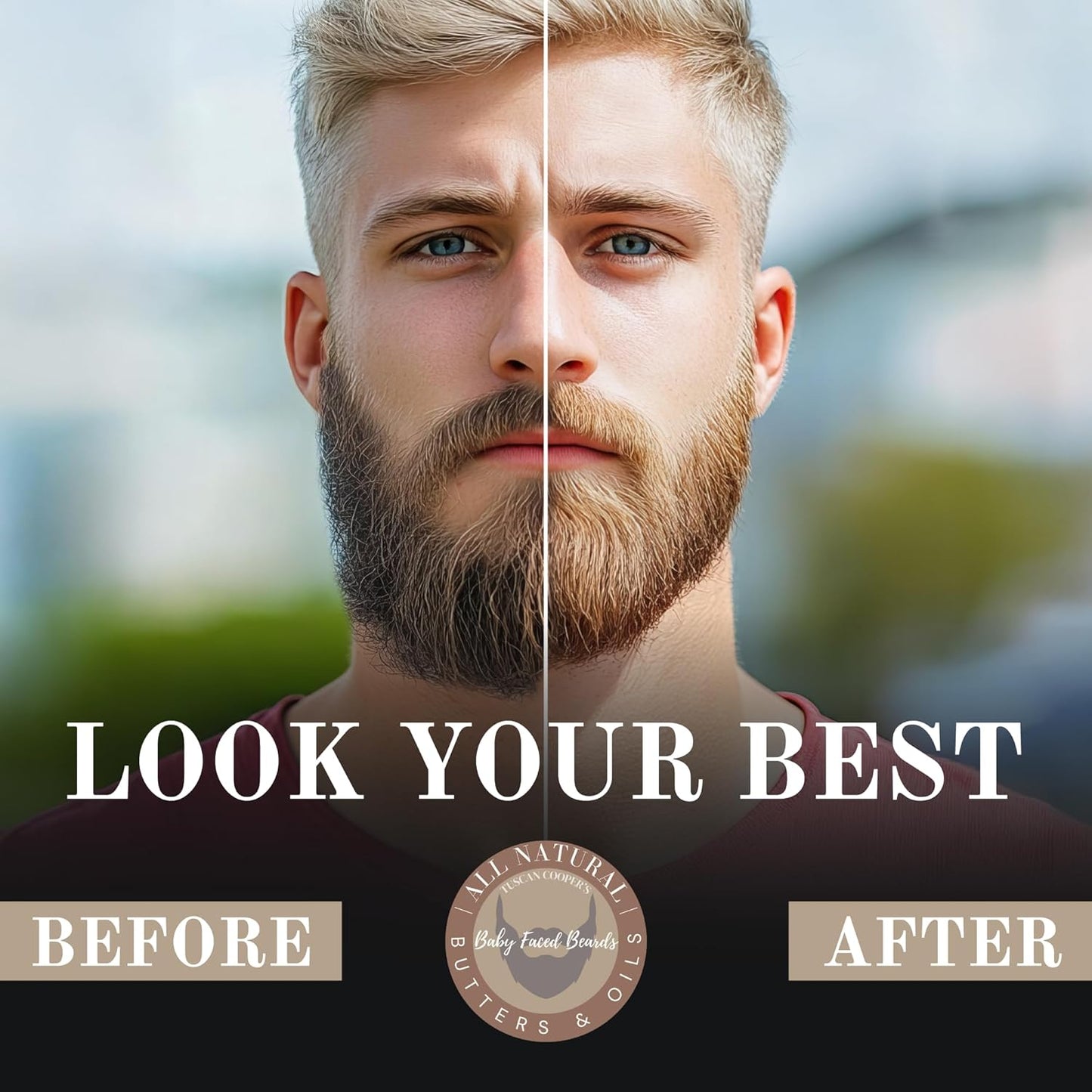 Tuscan Cooper's Beard Butter - Moisturizing Balm for All Hair Types | 4oz Southern Spiced Tobacco