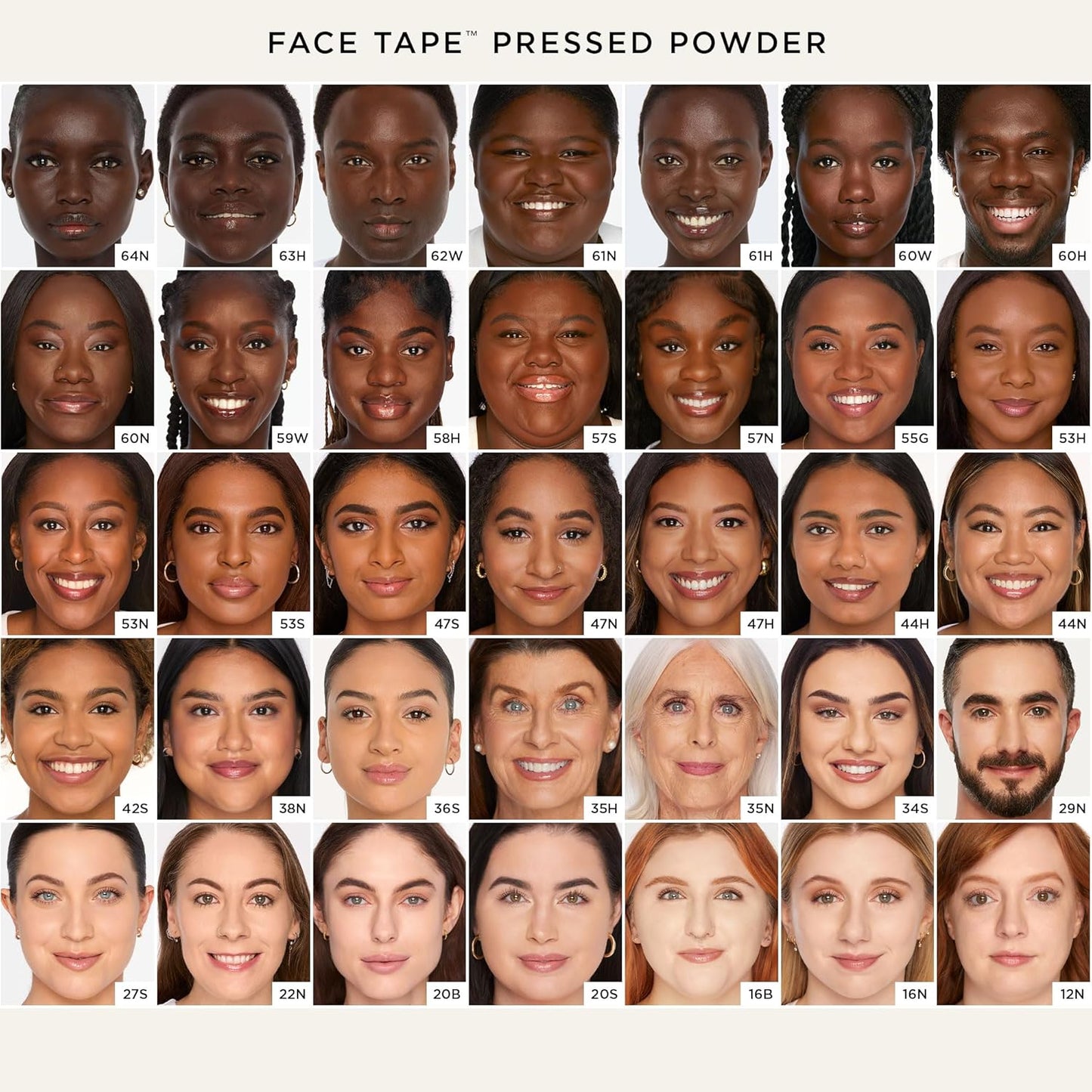 Tarte Face Tape Pressed Powder - Medium-Coverage Waterproof Formula with Hyaluronic Acid & Peptides | Lightweight, Vegan & Cruelty-Free