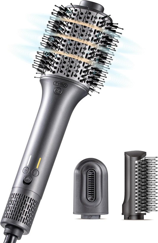 TYMO Hair Dryer Brush - 3-in-1 Hot Air Brush for Volumizing, Straightening & Styling | 110,000 RPM Motor