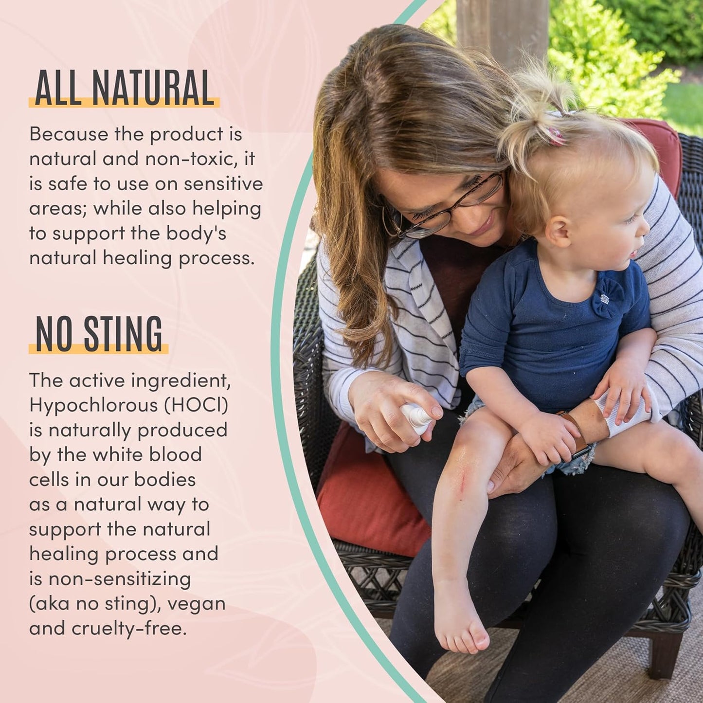 Active Skin Repair Baby Spray - Natural, Non-Toxic First Aid for Diaper Rash, Eczema & More | 3 oz.