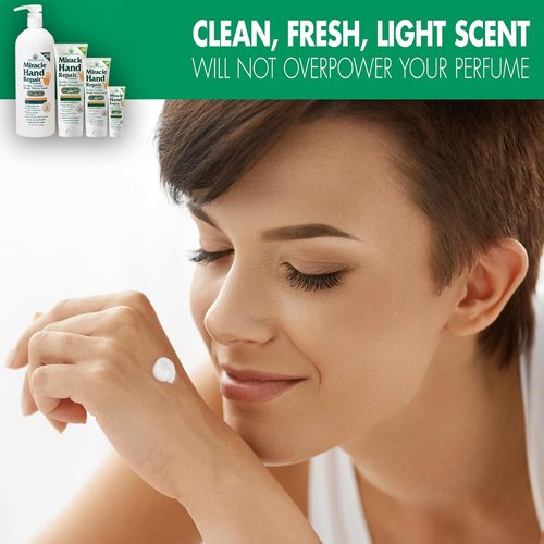 Miracle Hand Repair Cream - Best Healing Moisturizer with 60% Aloe Vera | Non-Greasy 1 oz (3-Pack)