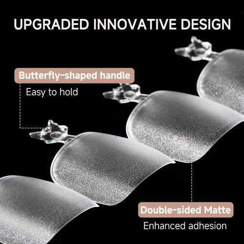 UNA GELLA Toe Nail Tips 504Pcs - Full Cover Matte Squavol Toe Nails Soft Gel Pre-file Gel Toe Nail Tips For Toe Nail Extensions Home DIY Nail Salon Soak Off 15 Sizes