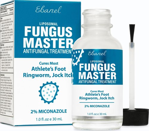 Ebanel Athletes Foot Treatment Extra Strength, Antifungal Cream for Foot Fungus, with Miconazole, Undecylenic Acid & Tea Tree Oil, Fast Itch Relief, Treats fungal Infection Leading to toenail Fungus