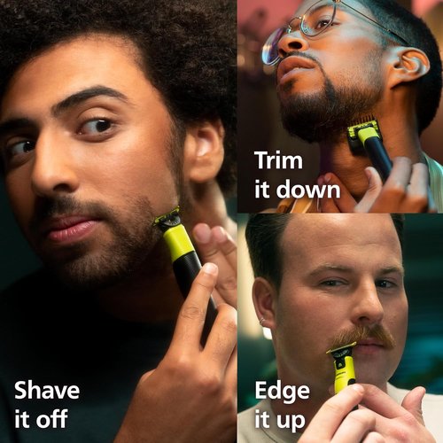 Philips Norelco OneBlade 360 - Hybrid Electric Beard Trimmer & Shaver with 5-in-1 Adjustable Comb, Model QP4530/90