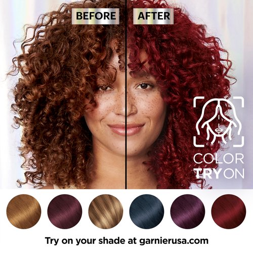 Garnier Hair Color Nutrisse Ultra Color Nourishing Creme, BL21 Blue Black (Blackberry Mojito) Permanent Hair Dye, 1 Count (Packaging May Vary)