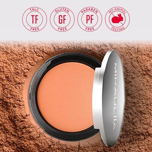 MIRABELLA - Pure Press Foundation | HD-Finish Mineral Powder Compact with Jojoba | Age-Defying, Fair I