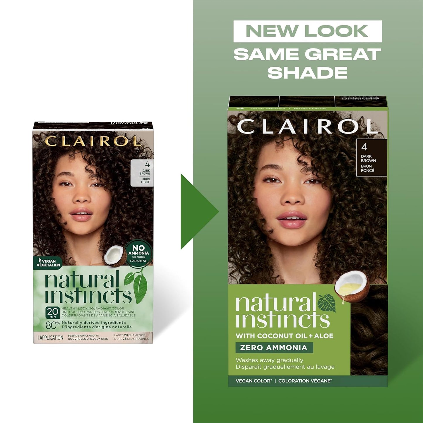 Clairol Natural Instincts Demi-Permanent Hair Dye - 7A Dark Cool Blonde Color | Pack of 1