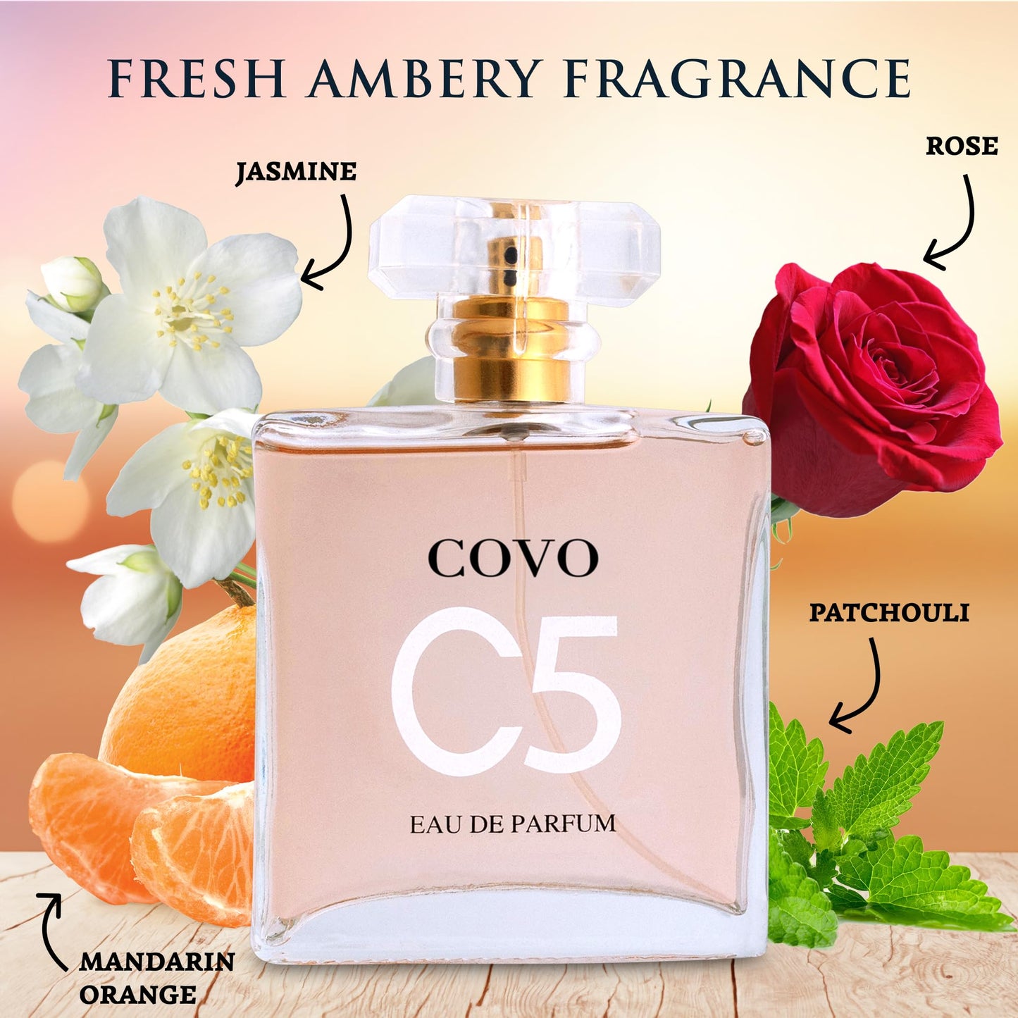 URBAN COLLECTION Women Eau De Parfum 3.4 fl oz- Pure Femininity in a Bottle - Delicate Floral Scents of Jasmine and May Rose - Cruelty-Free Perfume Precious Gift for Women