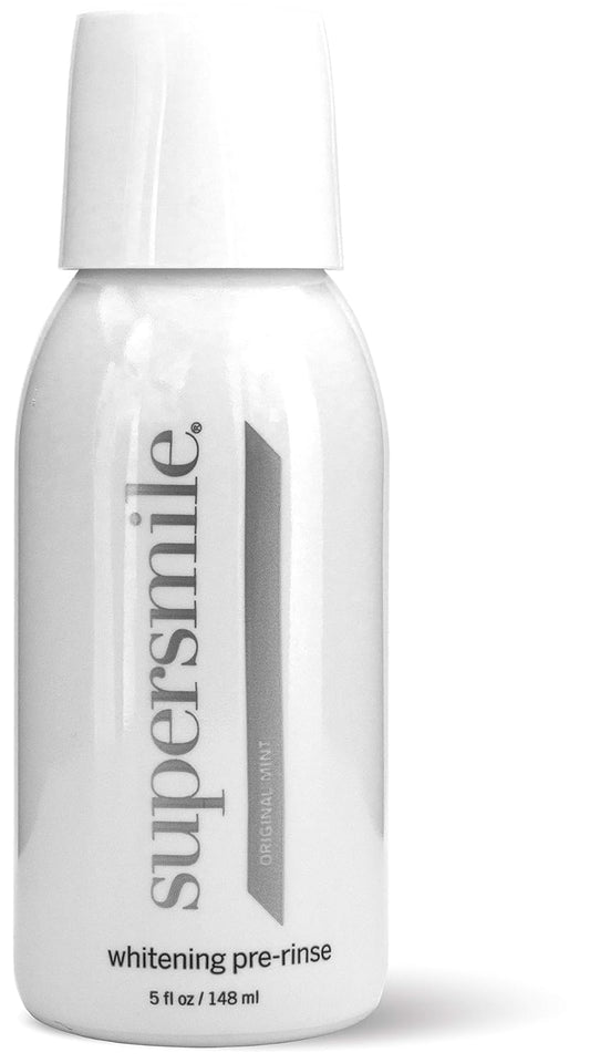Supersmile Whitening Pre-Rinse - Clinically Formulated Mint Mouthwash for Brightening Teeth | 5 Fl Oz
