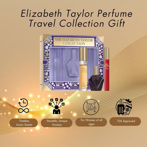 Elizabeth Taylor Fragrance Collection - 3-Piece Eau de Toilette Set for Women | White Diamonds & Passion
