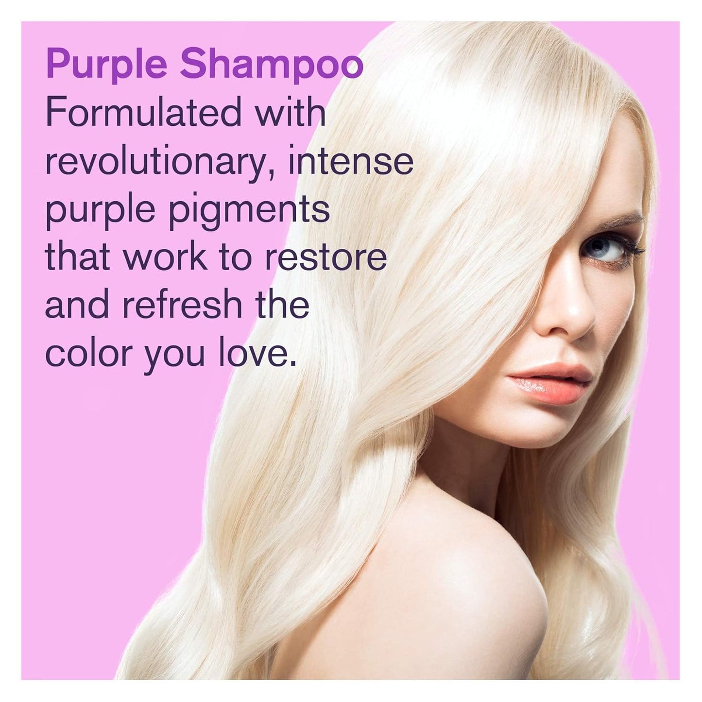 Bold Uniq Purple Shampoo - Eliminate Yellow Tones & Nourish Damaged Hair - Vegan & Sulfate-Free - 8 Fl Oz