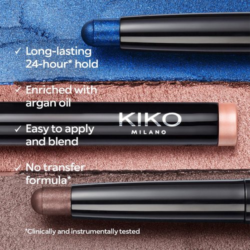 KIKO Milano Long Lasting Eyeshadow Stick - Creamy Formula with Extreme Hold for All-Day Wear