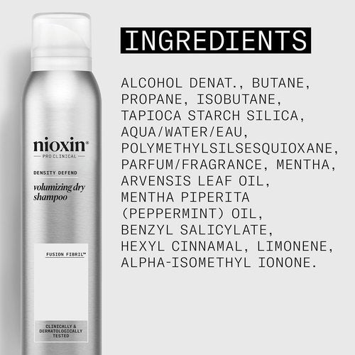 Nioxin Density Defend Volumizing Dry Shampoo - Boosts Hair Density & Adds Instant Fullness | 4.2 Fl Oz
