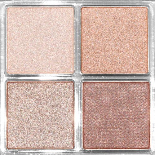 Palladio Eyeshadow Quad - Velvety Pigmented Matte & Shimmer Finishes | Talc-Free Ballerina Palette