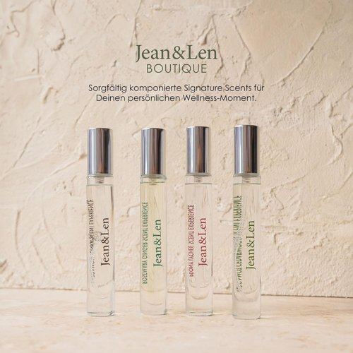 Jean & Len Eau de Toilette - Rosemary & Ginger Mini Perfume in Minimalistic Glass Bottle | 0.34 Fl. Oz.