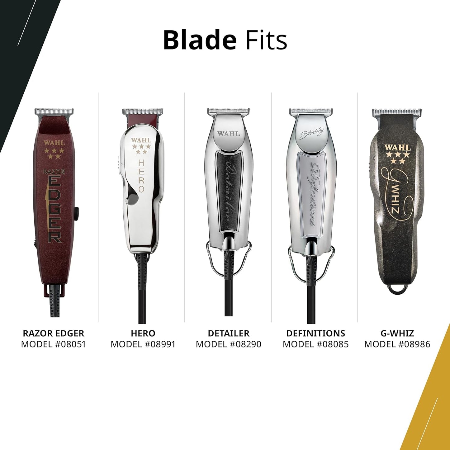 Wahl Professional T-Shaped Trimmer Blade - Precision Replacement for Detailer & Hero Trimmers