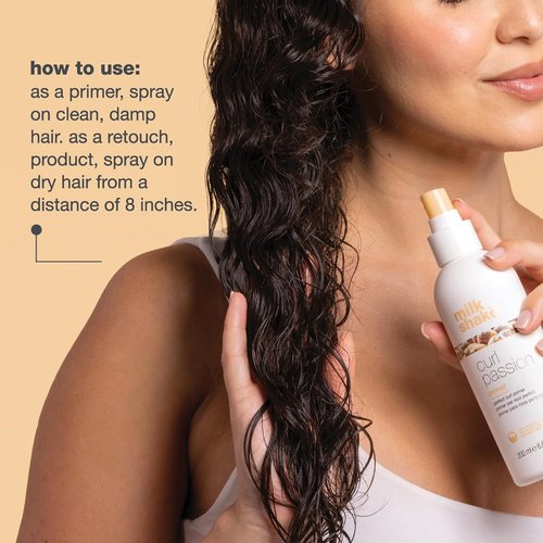 Milk_Shake Curl Passion Primer - Pre-Styling Curl Primer for All Curl Types | Moisturizes & Enhances Definition with Babassu Oil & Milk Proteins