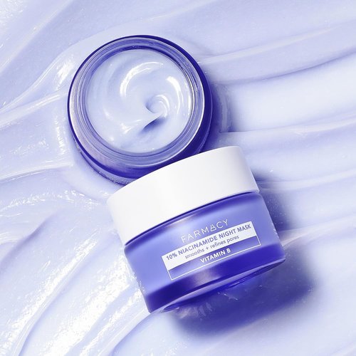 Farmacy Niacinamide Overnight Face Mask - Pore Refining Formula with 10% Niacinamide & 3% Panthenol | 50ml