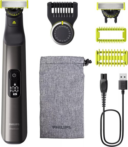 Philips OneBlade Pro 360 QP6552/15 - Versatile Beard & Body Trimmer for Precision Grooming