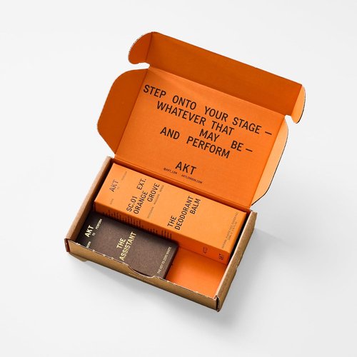 AKT Deodorant Balm - Award-Winning Natural Formula | Plastic-Free & Aluminum-Free | 50ml Orange Grove