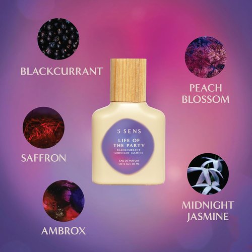 5 SENS Discovery Kit - Eau de Parfum Travel Spray Set | Clean, Long-Lasting Vegan Fragrances - 2 mL Each