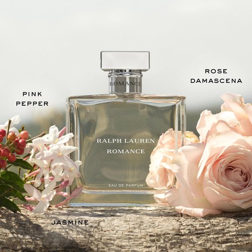 RALPH LAUREN FRAGRANCES - Romance - Eau de Parfum - Women's Perfume - Floral & Woody - With Rose, Jasmine, and Berries - Medium Intensity