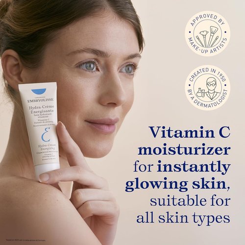 Embryolisse Vitamin C Face Moisturizer - Radiance-Boosting Anti-Aging Cream for Hydration & Glow | 1.35 Fl Oz