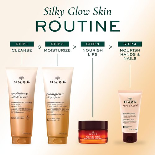 Nuxe Prodigieux Body Wash - Moisturizing Vegan Cleanser with Sweet Almond Oil | 6.7 Fl Oz